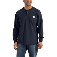 Carhartt Men's Loose Fit Heavyweight Long-sleeve Pocket Henley : NAVY