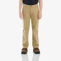 BOYS' RUGGED FLEX® LOOSE FIT CANVAS UTILITY BOOT-CUT WORK PANTS: 251
