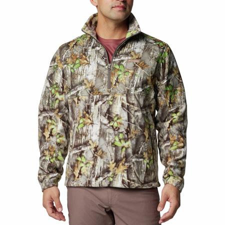 Men's PHG™ Fleece Overlay II Quarter Zip Fleece Pullover