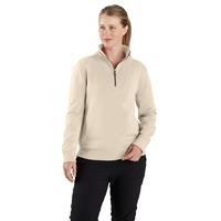 Women's Carhartt TENCEL™ Fiber Series Relaxed Fit Half-Zip Sweatshirt: A16OATMILK