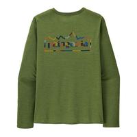 Patagonia Men's Capilene® Cool Daily Graphic Long-Sleeved Shirt: UTNXUNITYFITZTERRAINGREEN