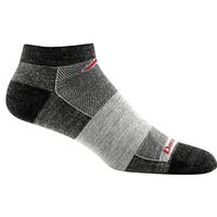 Men's No Show Lightweight Running Sock: CHARCOAL