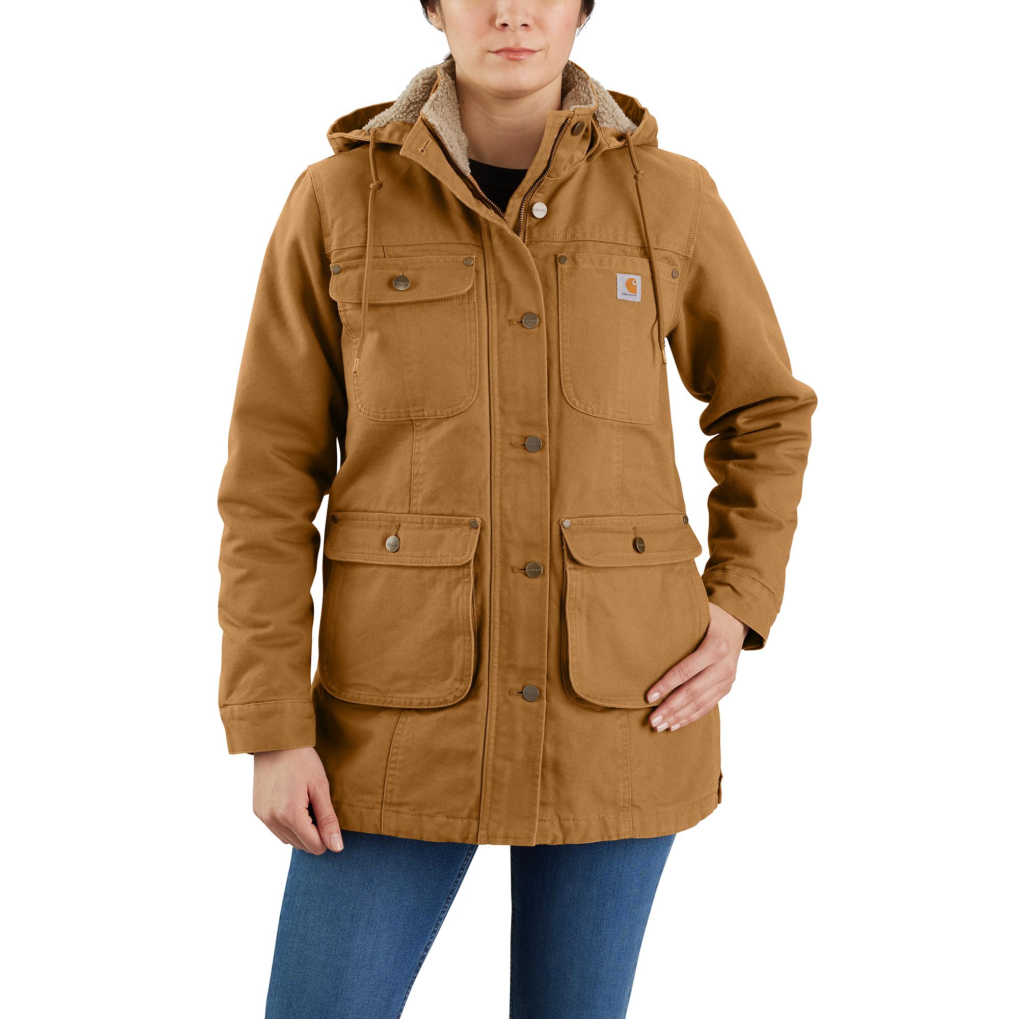 Womens carhartt coat with hood cheap